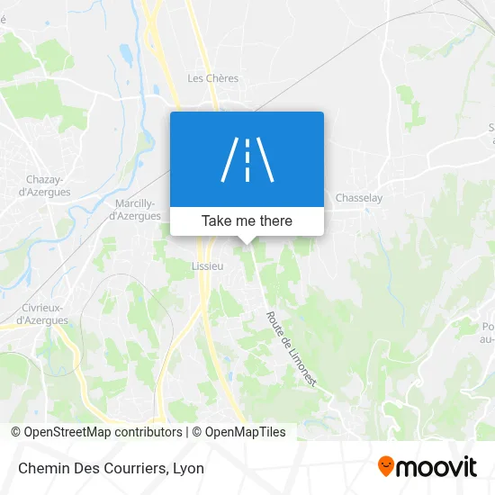 Chemin Des Courriers map