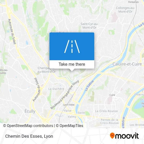 Chemin Des Esses map