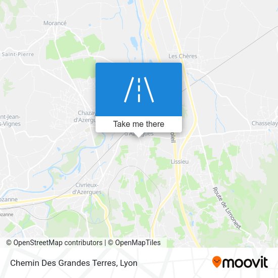 Chemin Des Grandes Terres map