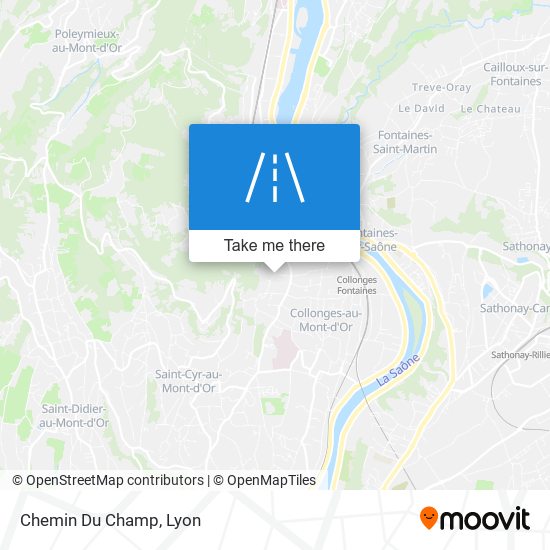 Chemin Du Champ map