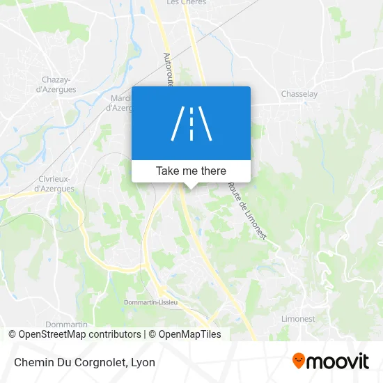 Chemin Du Corgnolet map