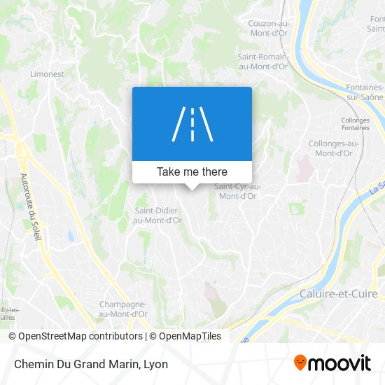 Chemin Du Grand Marin map