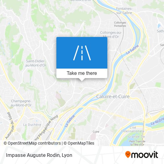Impasse Auguste Rodin map
