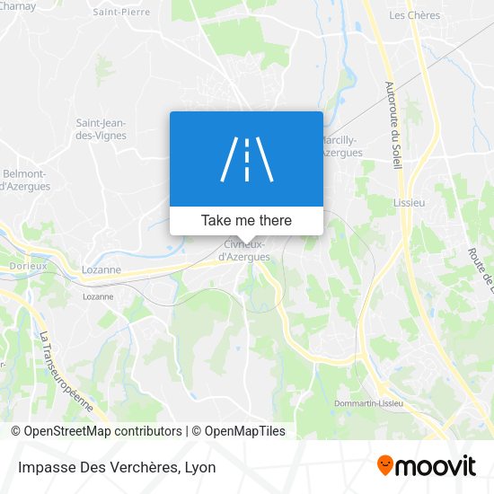 Impasse Des Verchères map