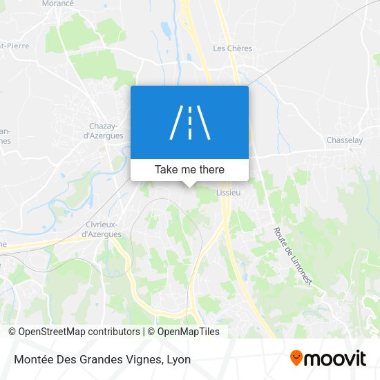 Montée Des Grandes Vignes map