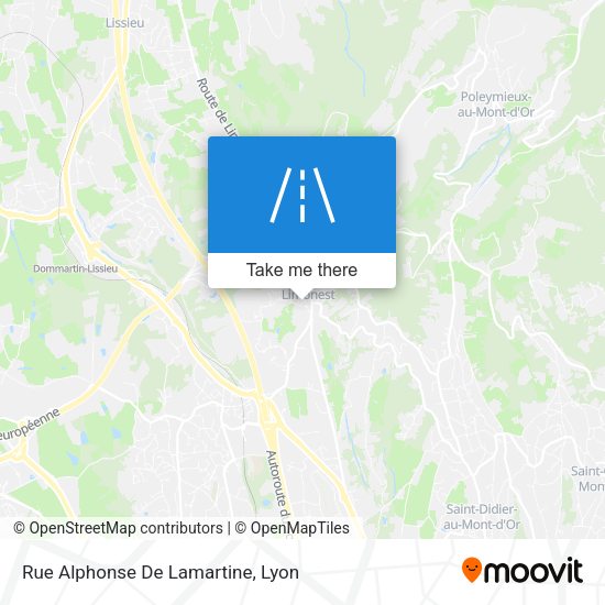 Rue Alphonse De Lamartine map