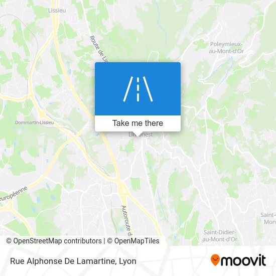 Rue Alphonse De Lamartine map