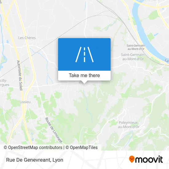 Rue De Genevreant map