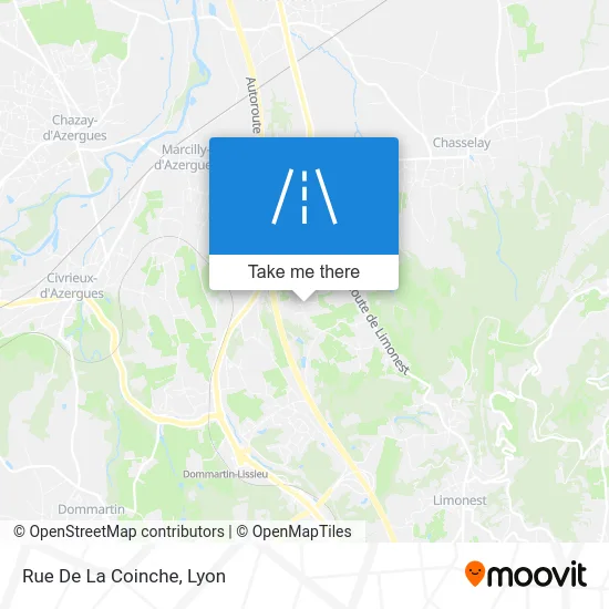 Rue De La Coinche map