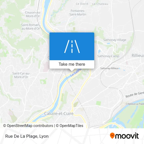 Rue De La Plage map