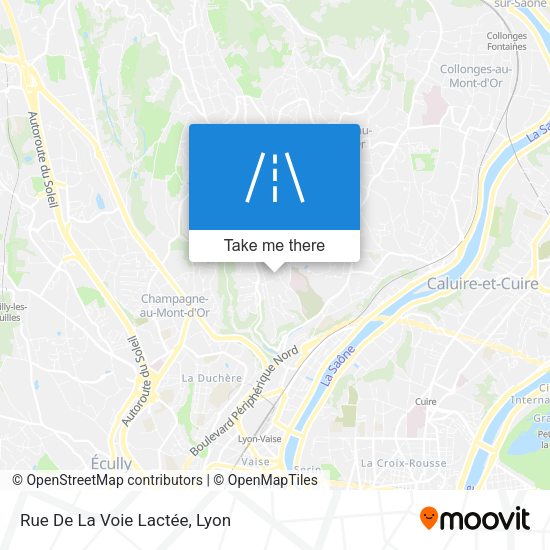 Rue De La Voie Lactée map