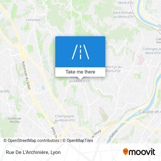 Rue De L'Archinière map