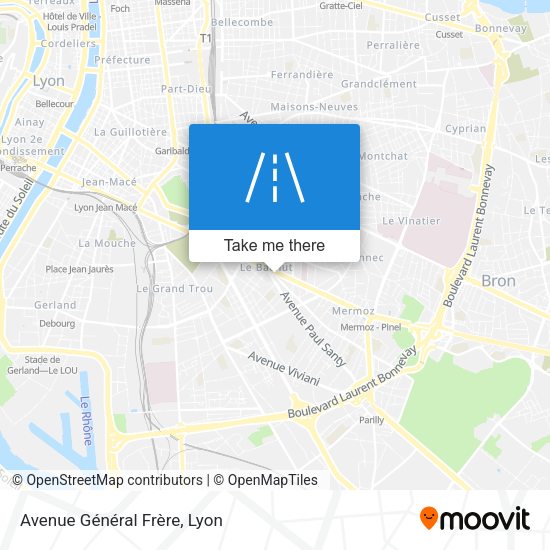 Avenue Général Frère map