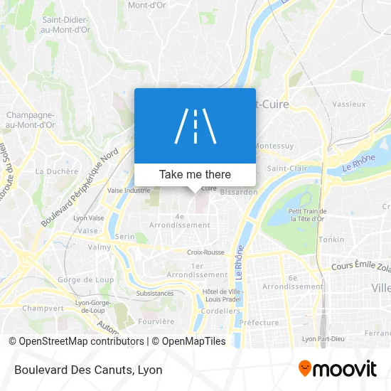 Boulevard Des Canuts map