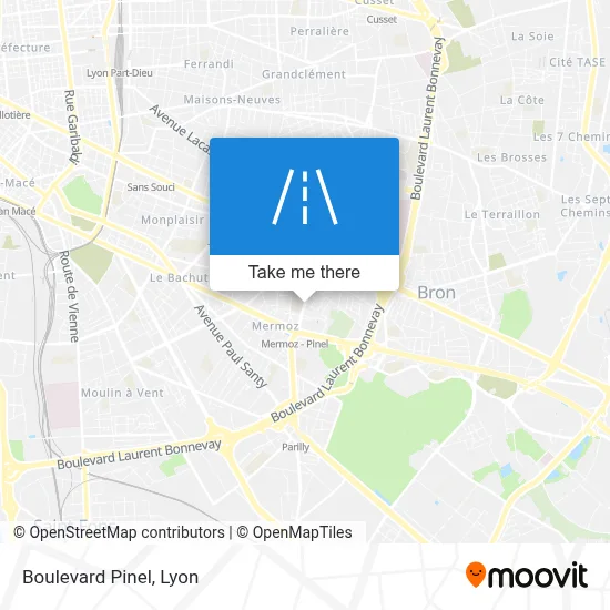 Boulevard Pinel map