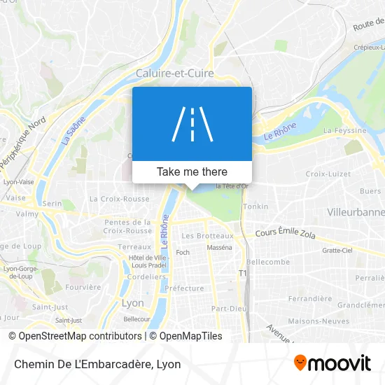 Chemin De L'Embarcadère map
