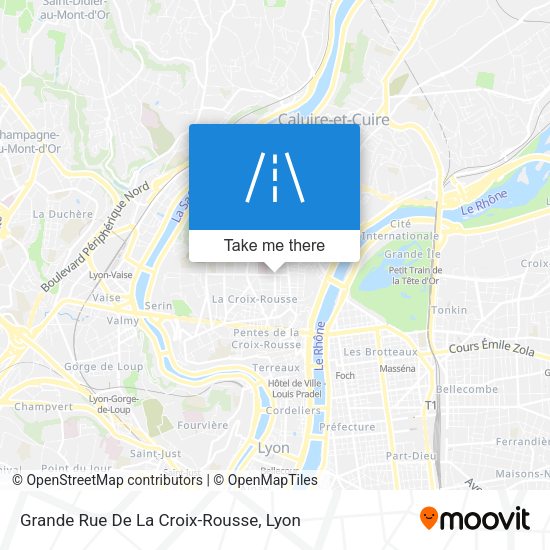 Grande Rue De La Croix-Rousse map