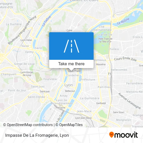 Impasse De La Fromagerie map