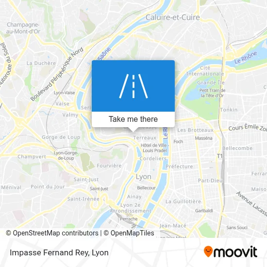 Impasse Fernand Rey map