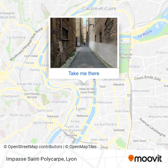 Mapa Impasse Saint-Polycarpe