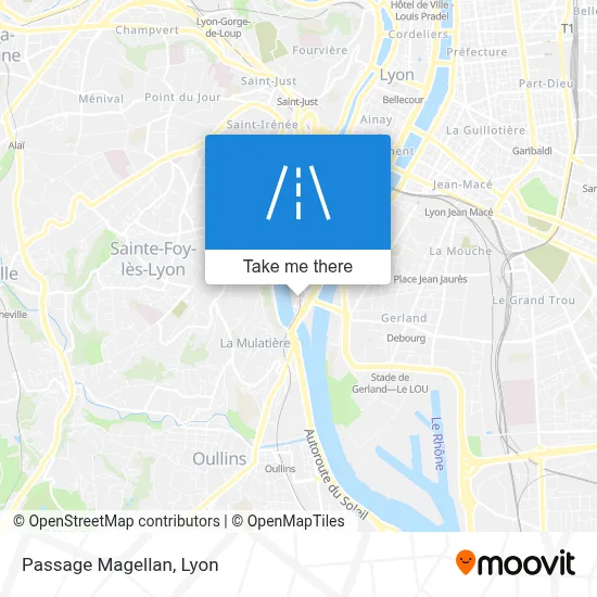 Passage Magellan map