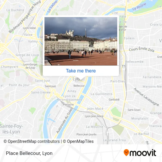 Place Bellecour map