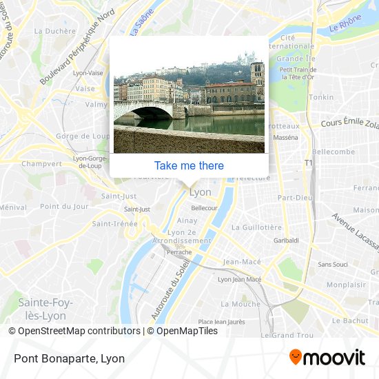 Pont Bonaparte map