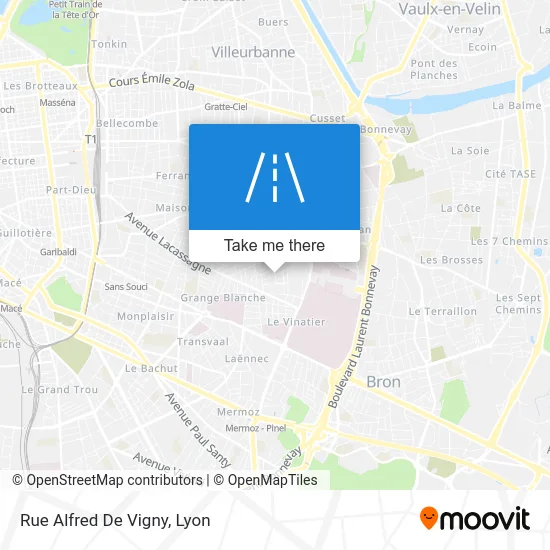 Rue Alfred De Vigny map