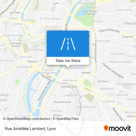 Rue Amédée Lambert map