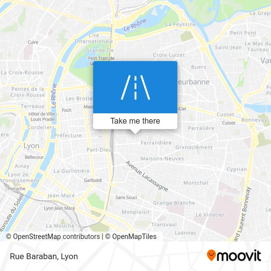 Rue Baraban map