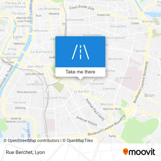 Rue Berchet map