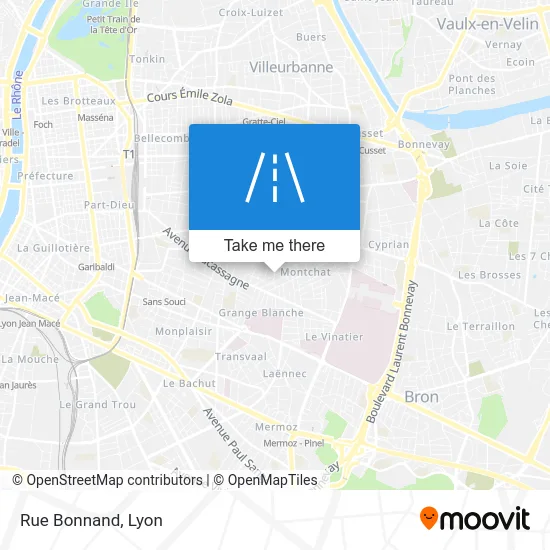 Rue Bonnand map