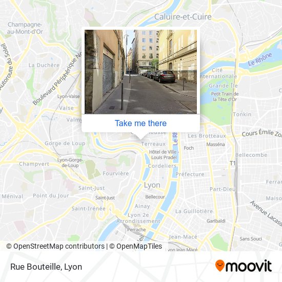 Mapa Rue Bouteille