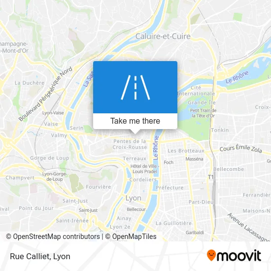Rue Calliet map