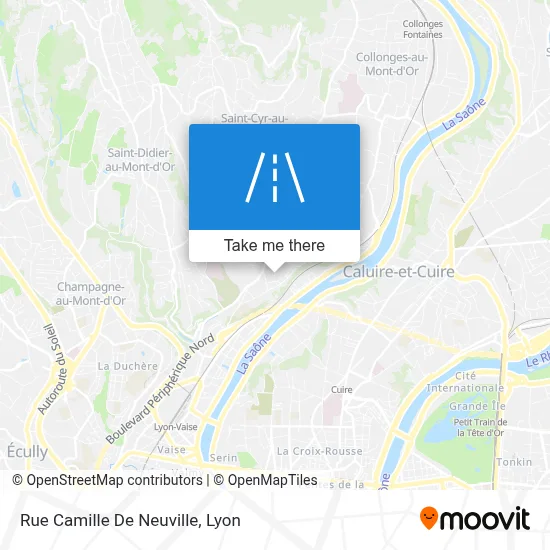 Rue Camille De Neuville map