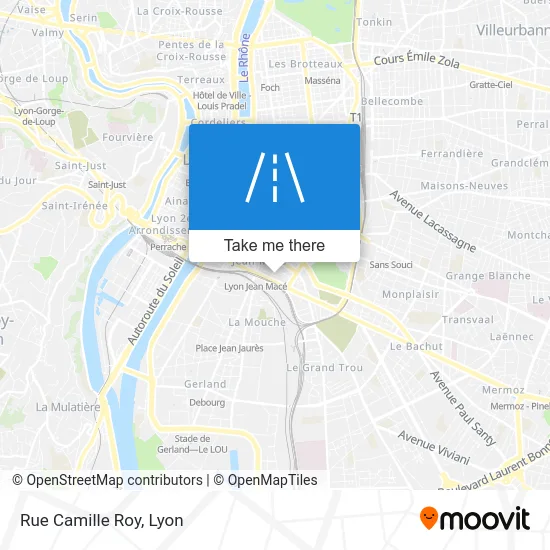 Rue Camille Roy map