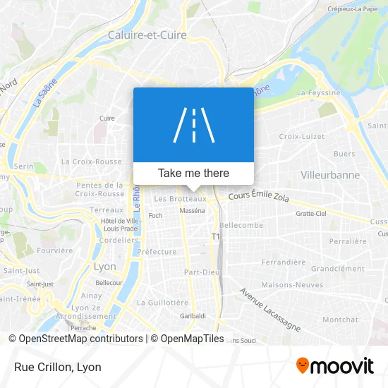 Rue Crillon map