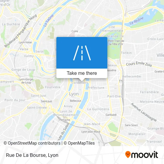 Rue De La Bourse map