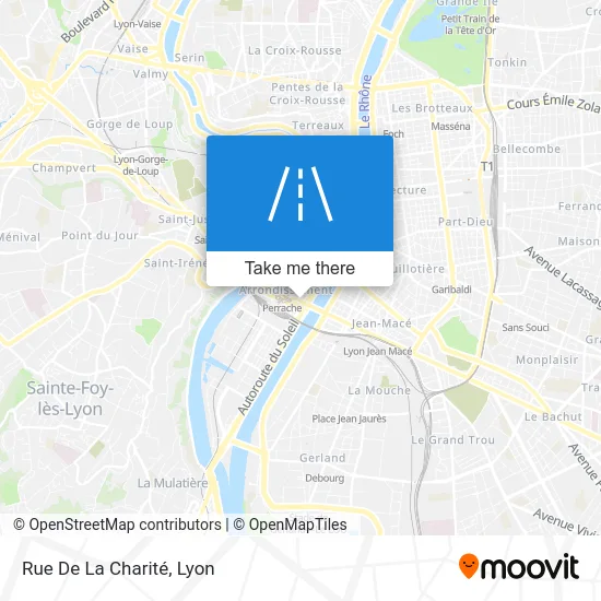 Rue De La Charité map