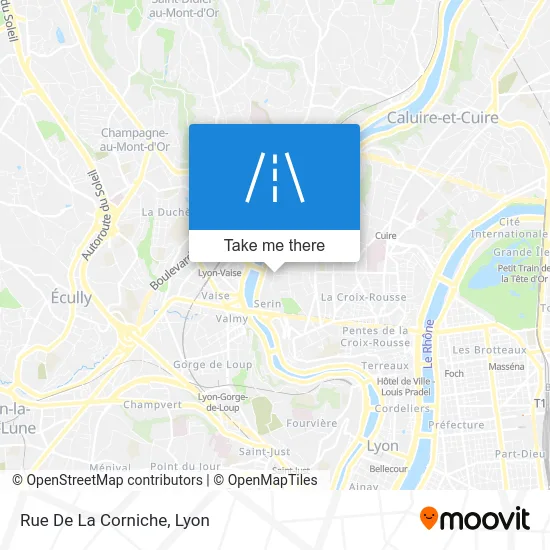 Rue De La Corniche map