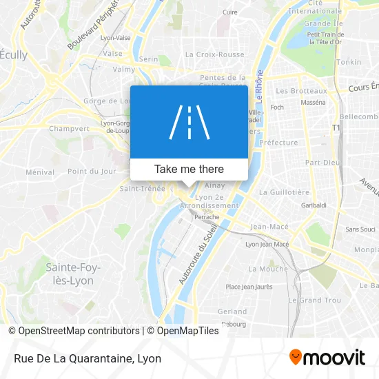 Rue De La Quarantaine map