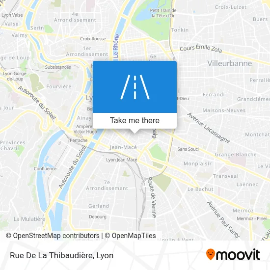Rue De La Thibaudière map