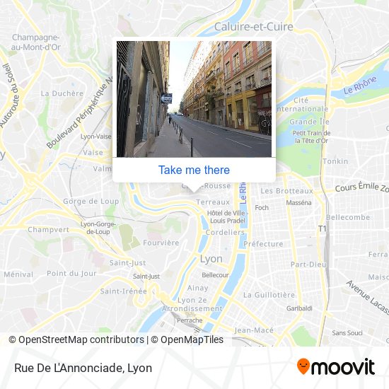 Rue De L'Annonciade map
