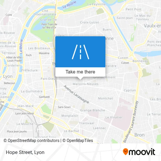 Rue De L'Espérance map