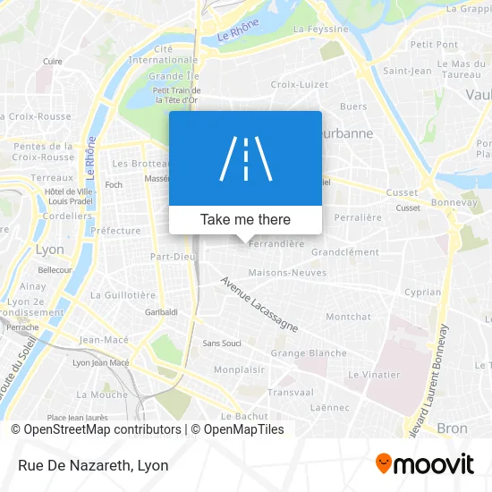 Rue De Nazareth map