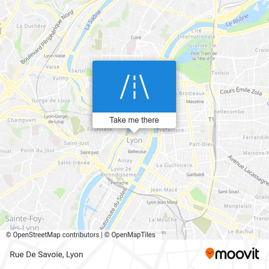 Rue De Savoie map