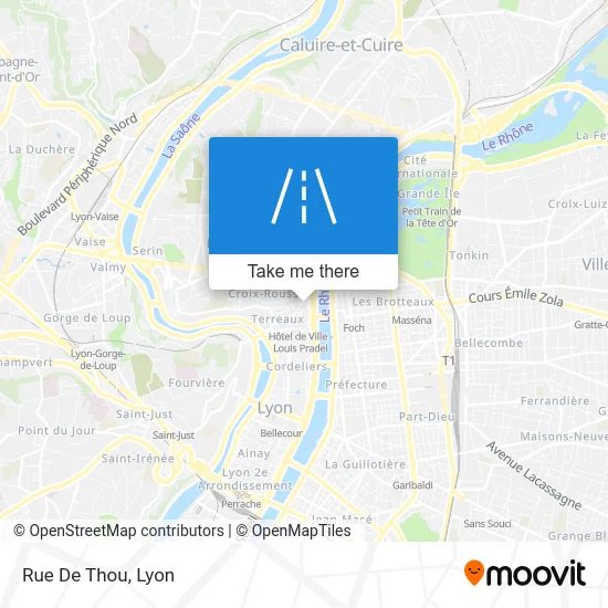 Rue De Thou map