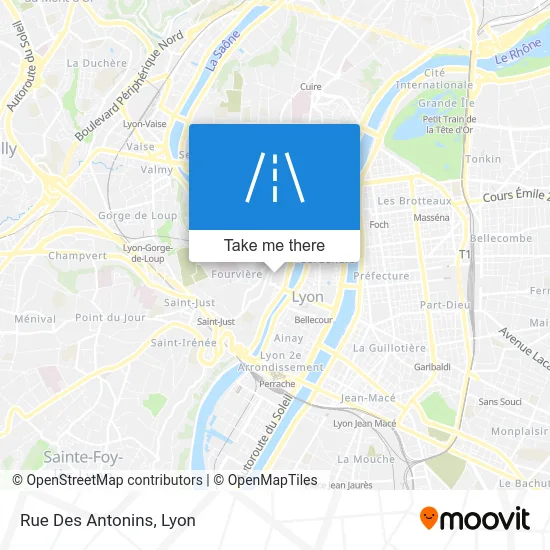 Rue Des Antonins map