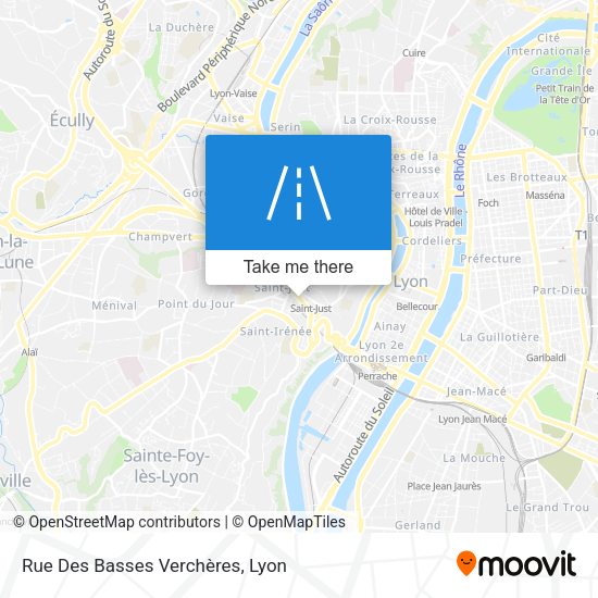 Rue Des Basses Verchères map