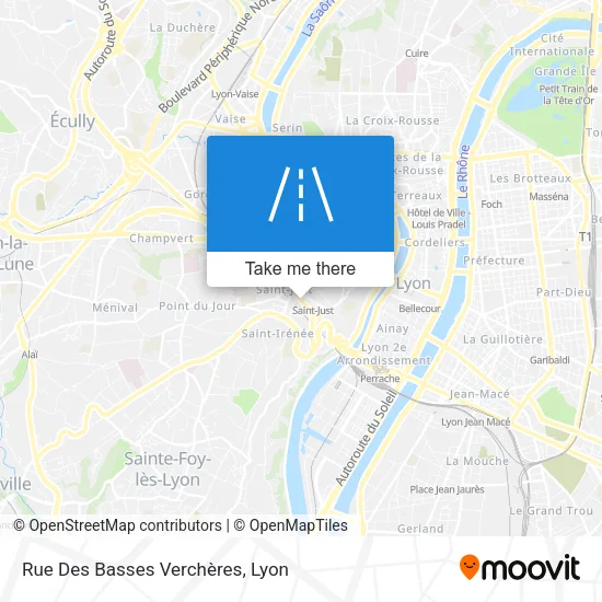 Rue Des Basses Verchères map